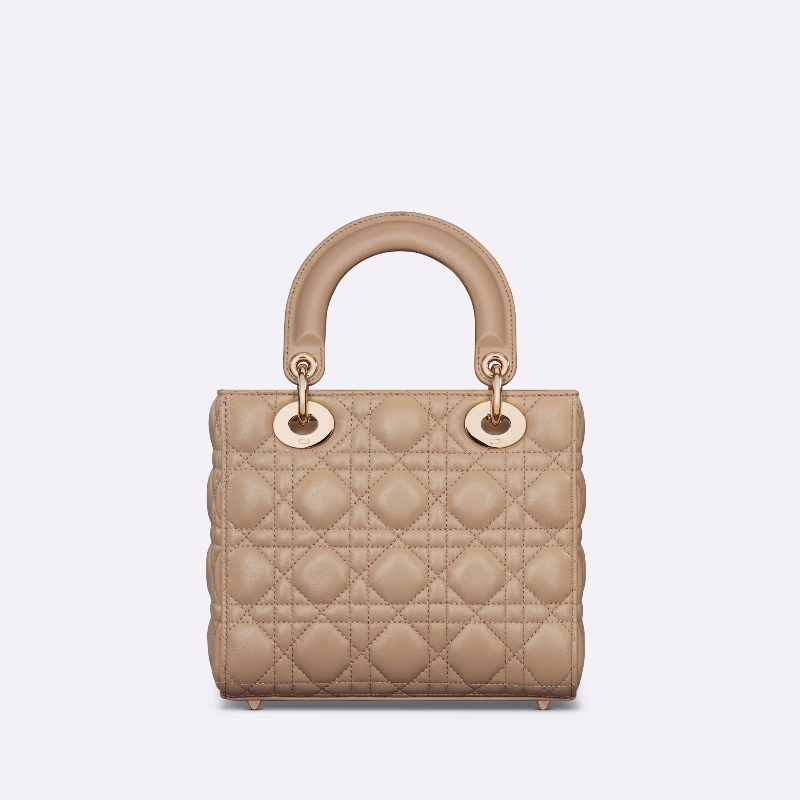 Christian Dior Small Lady Dior My ABCDior - Neutrals Handle Bags, Handbags  - CHR410907 | The RealReal